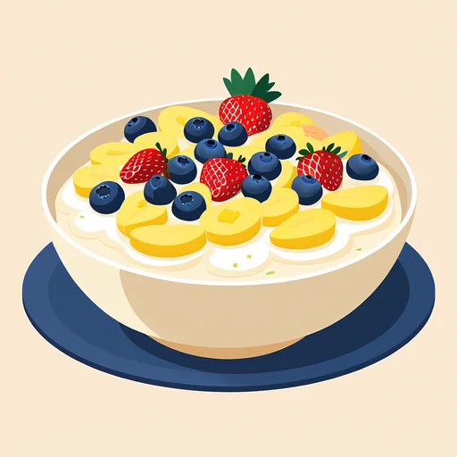 Salade de fruits au yaourt