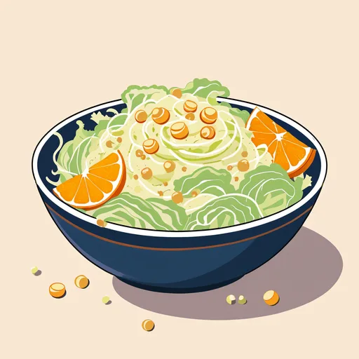 Salade de chou acidulée aux agrumes