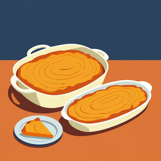 고구마 캐서롤