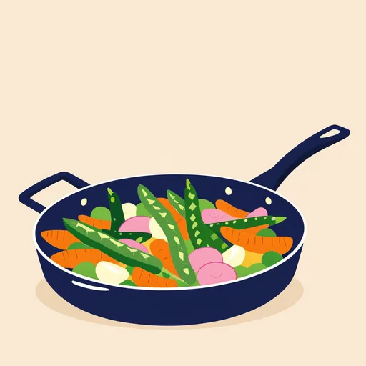 Frühlingsgemüse-Pfanne