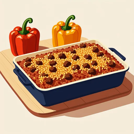 Gevulde Paprika's