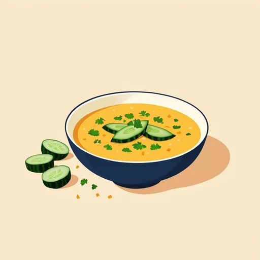 شوربة المانجو والخيار