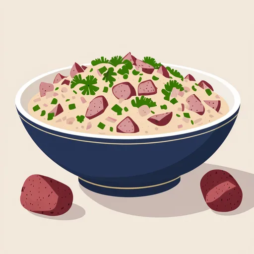 Roter Kartoffelsalat