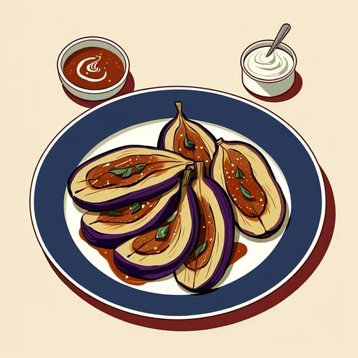 Terong Panggang Mediterania dengan Saus Tomat