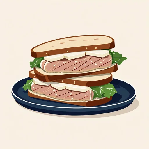 Apfel-Thunfisch-Sandwiches