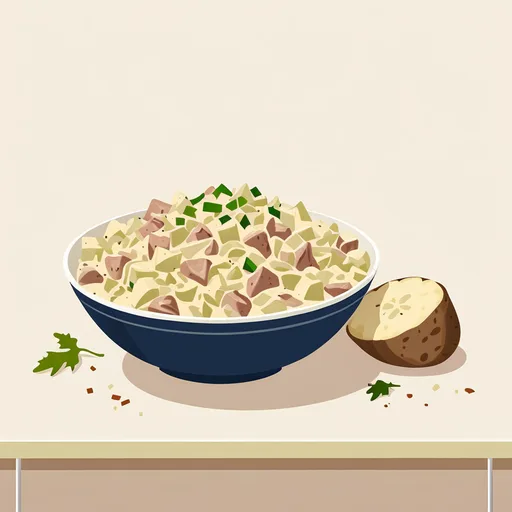 Salade de dinde aux pommes de terre