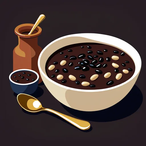 شوربة الفاصوليا السوداء