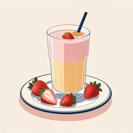 Frucht-Joghurt-Frühstücksshake