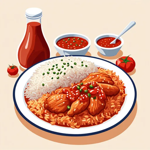 Arroz con pollo estilo español