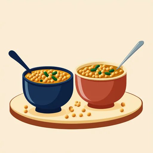 Супа с макарони и нахут
