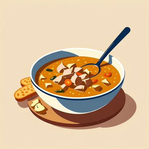 Schnelle Hähnchen-Gemüse-Suppe