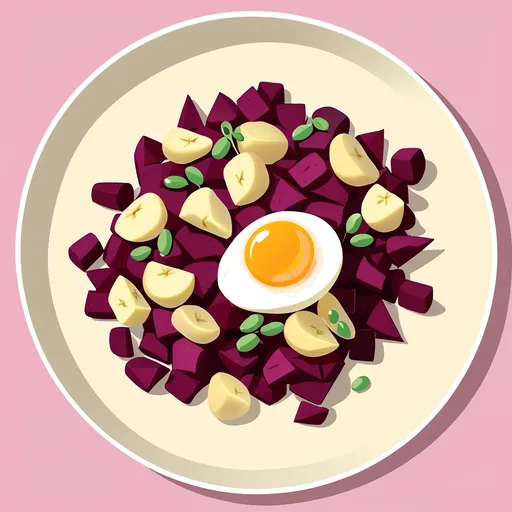 Pinker Party-Salat