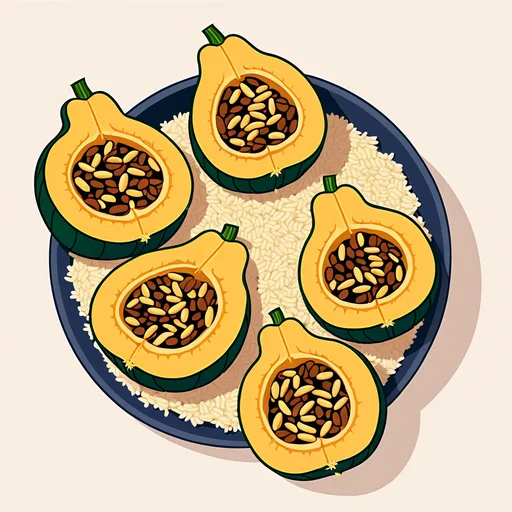 Calabacines de verano rellenos