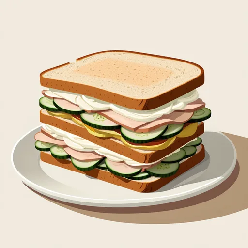 터키 오이 샌드위치