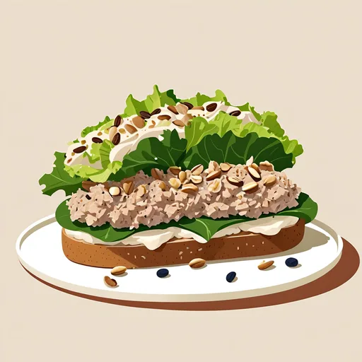 แซนด์วิชทูน่าแอปเปิลสลัด