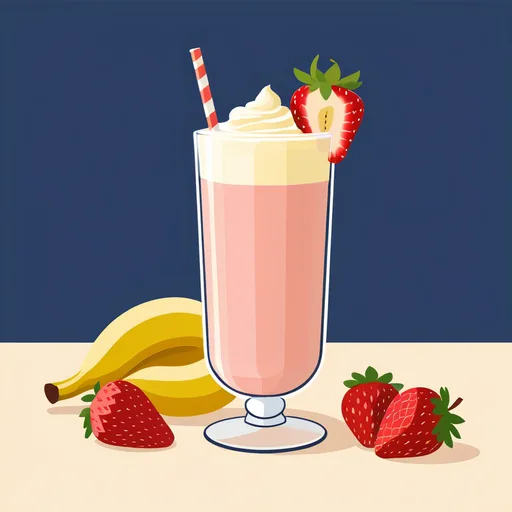 Erdbeer-Bananen-Smoothie