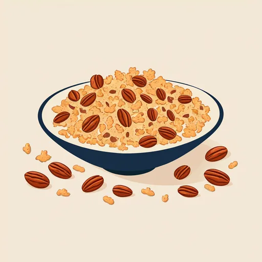 Granola com Aveia, Coco e Noz-pecã