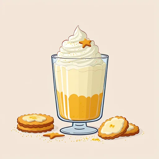 Parfait au pudding à la banane de Jean