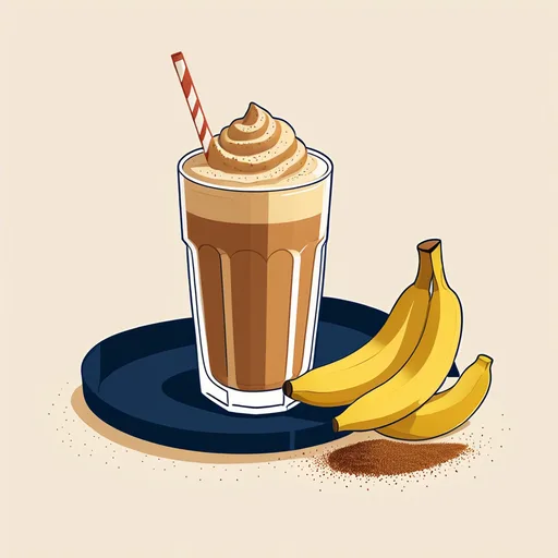 Pindakaas Banaan Ontbijtshake