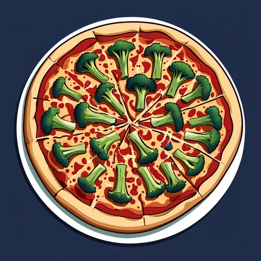 Pizza aux légumes croquants