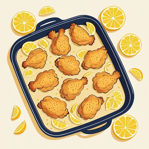 Poulet au citron au four
