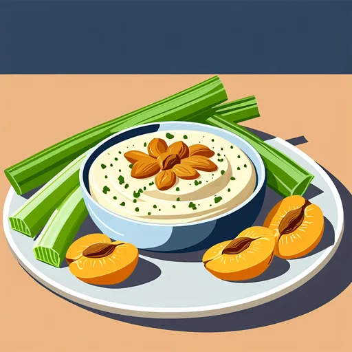 اجوائن (سیلری) اور خوبانی بلو چیز اسپریڈ