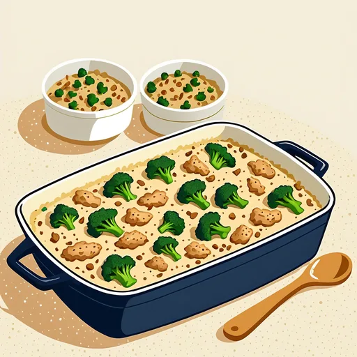 치킨 브로콜리 베이크