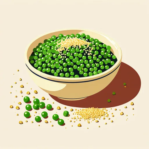 Parmesan-Erbsen
