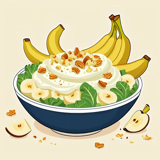 Bananen-Waldorf-Salat