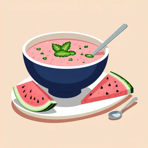 Gaspacho de pastèque