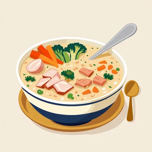치킨 라이스 수프