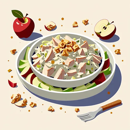 Ensalada Waldorf de Pollo