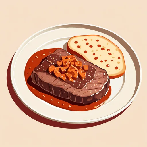 Steak Swiss Keju Masak Lambat