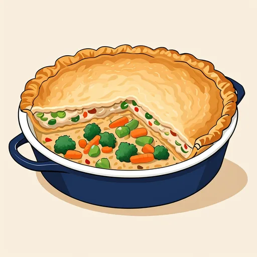 Tourte au poulet (Chicken Pot Pie)