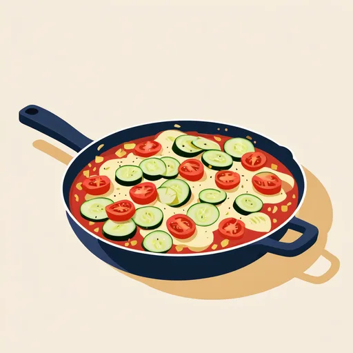 Courgettes aux tomates