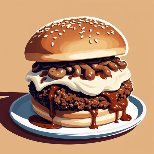 Sloppy Joes de carne y champiñones