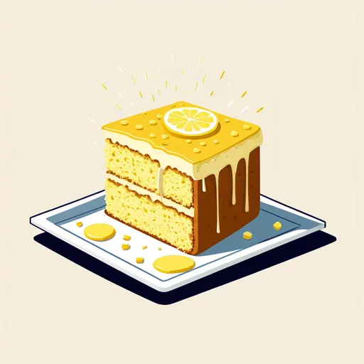 레몬 콘 케이크