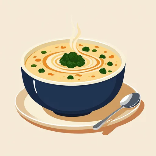 شوربة الخضار بالجبن