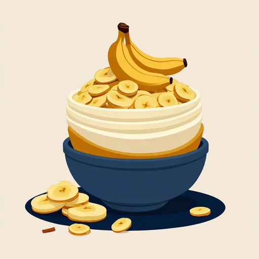 Bananas deshidratadas