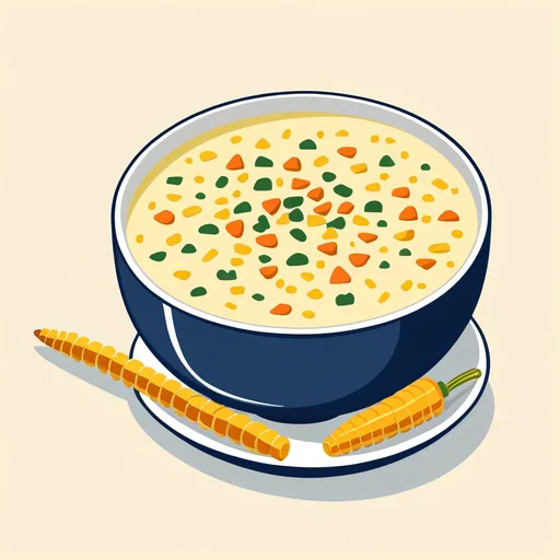 حساء الذرة والجبن