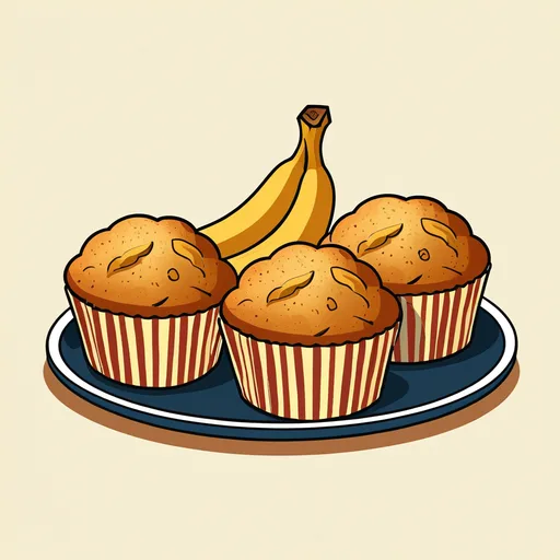 Bananen-Cupcakes